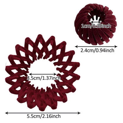 Ponytail Hair Rings Clips Hair Clips Women Bird Nest Shaped Hair Hairpin Simple Magic Lazy Braider Tool Women Hair Accessories