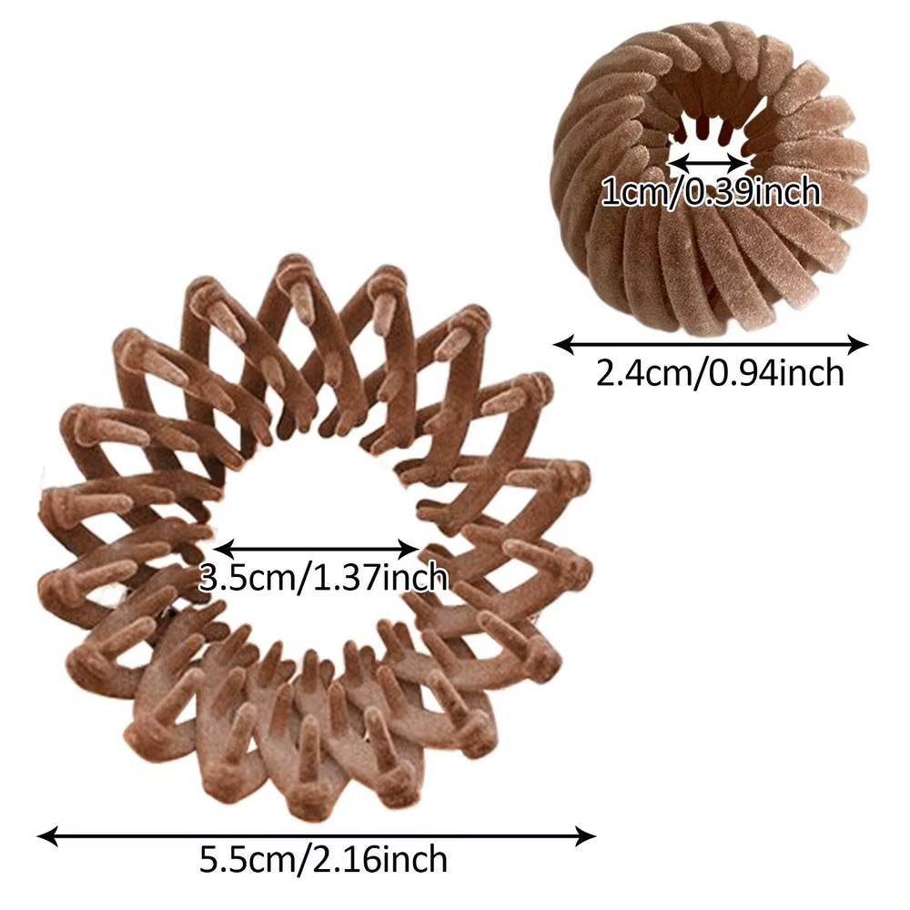 Ponytail Hair Rings Clips Hair Clips Women Bird Nest Shaped Hair Hairpin Simple Magic Lazy Braider Tool Women Hair Accessories
