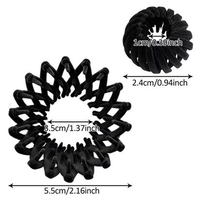 Ponytail Hair Rings Clips Hair Clips Women Bird Nest Shaped Hair Hairpin Simple Magic Lazy Braider Tool Women Hair Accessories