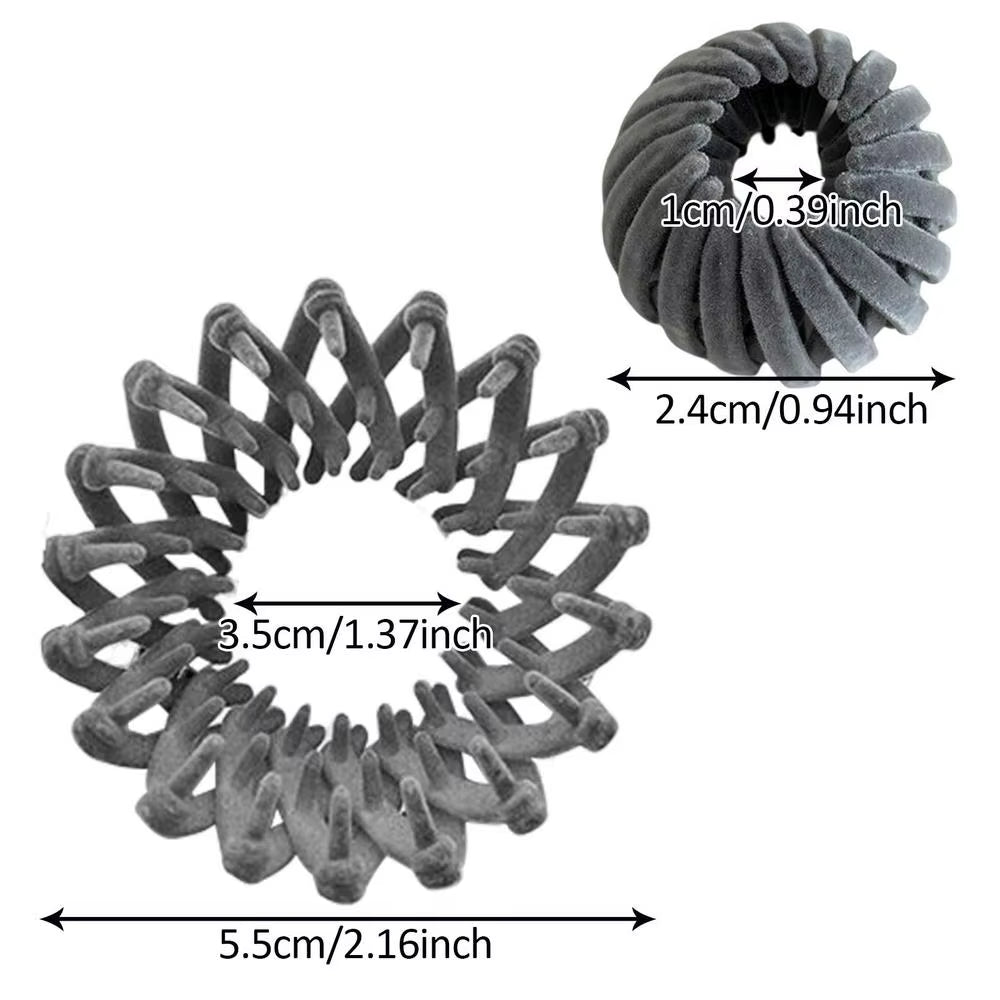 Ponytail Hair Rings Clips Hair Clips Women Bird Nest Shaped Hair Hairpin Simple Magic Lazy Braider Tool Women Hair Accessories