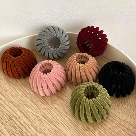 Ponytail Hair Rings Clips Hair Clips Women Bird Nest Shaped Hair Hairpin Simple Magic Lazy Braider Tool Women Hair Accessories